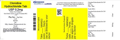 Clonidine Hydrochloride Tab Usp 02mg